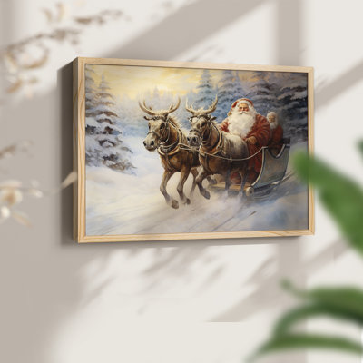 «Chirstmas Art» - CECL XXIV - Reproduction encadrée - Restickable
