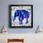 «Painted Elephant II», reproduction d'art graphique sur toile encadrée-389465897-389465899