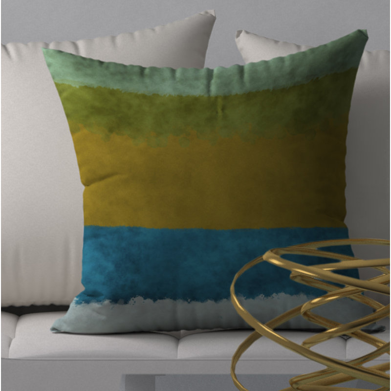 Housse de coussin décoratif carrée à prix scores et insert, 20 po x 20 po