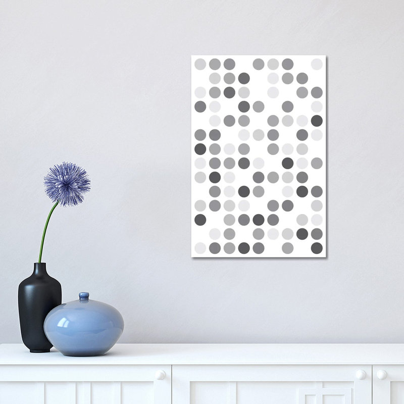 Grey''s White by The Usual Designers - Wrapped Canvas Print, 30.48 cm H x 45.72 cm W