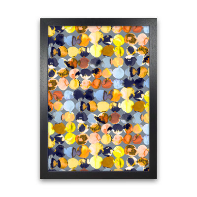 Ink Dots Blue Yellow - Print