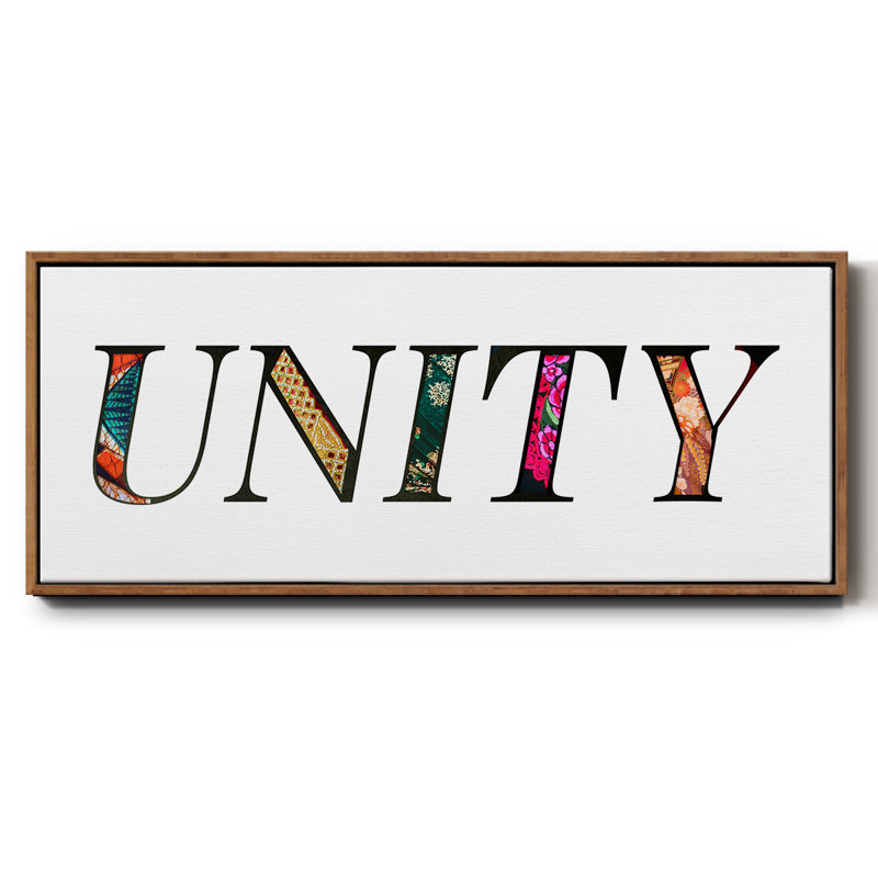 Unity - toile encadrée, H 20 po x l 50 po