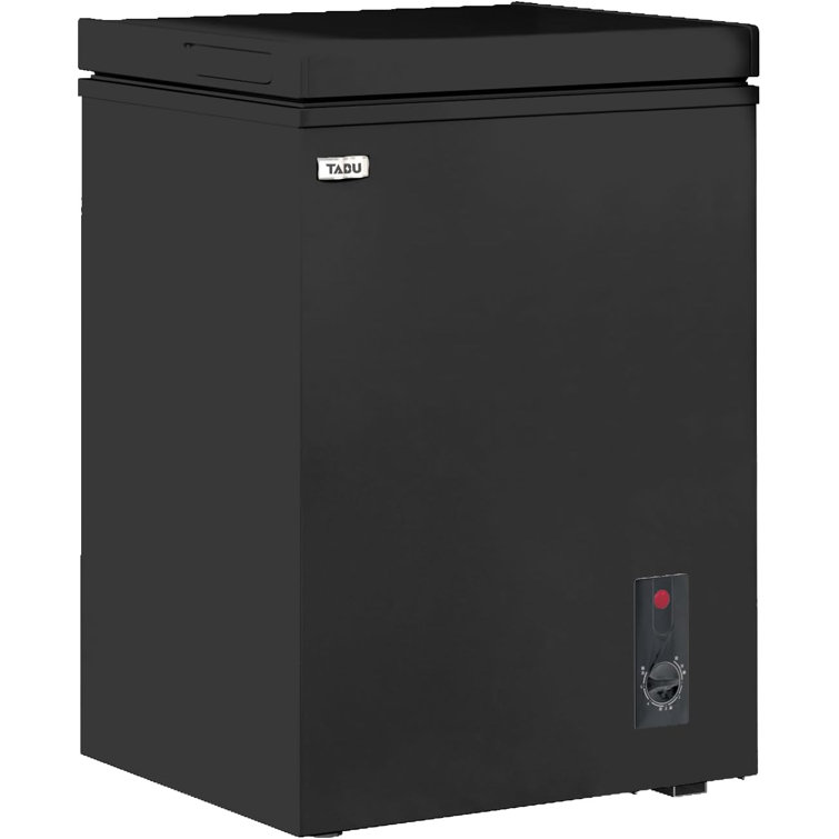 TABU 2.8 Cu Ft Chest Freezer, Compact Freezer with 7 Level Adjustable  Temperature (Black) & Reviews