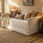 Upholstered Daybed With Trundle – Slat Support-2037907201