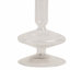 Porte-bougie sculpturale en verre H 5 po avec base arrondie-134626269