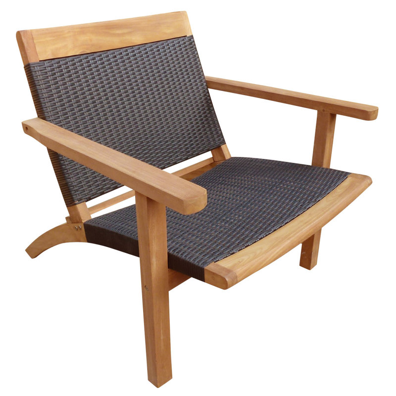 Chaise de patio teck Siri