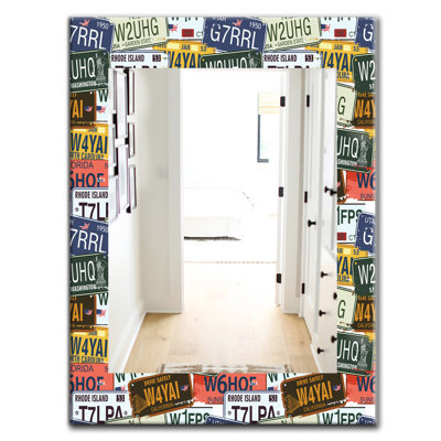 Glass Frame Mirror