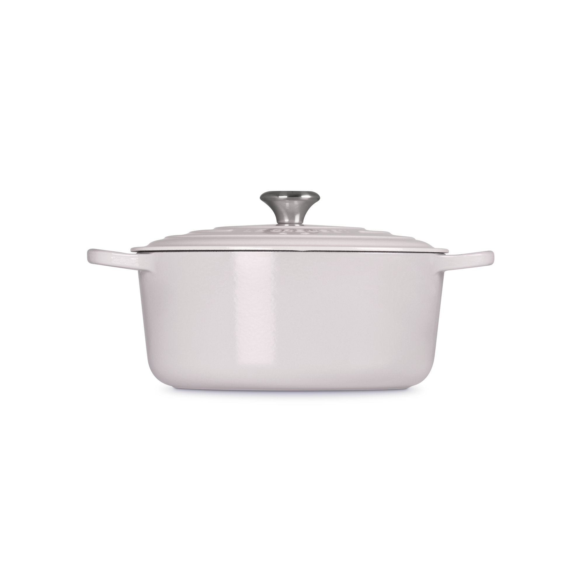 Le Creuset Enameled Cast Iron Oval Dutch Oven with Lid, 7.25 quarts, Shallot