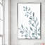 «Blue Botanical Wash I» par Conrad Knutsen - Peinture-1689540628-1689541096