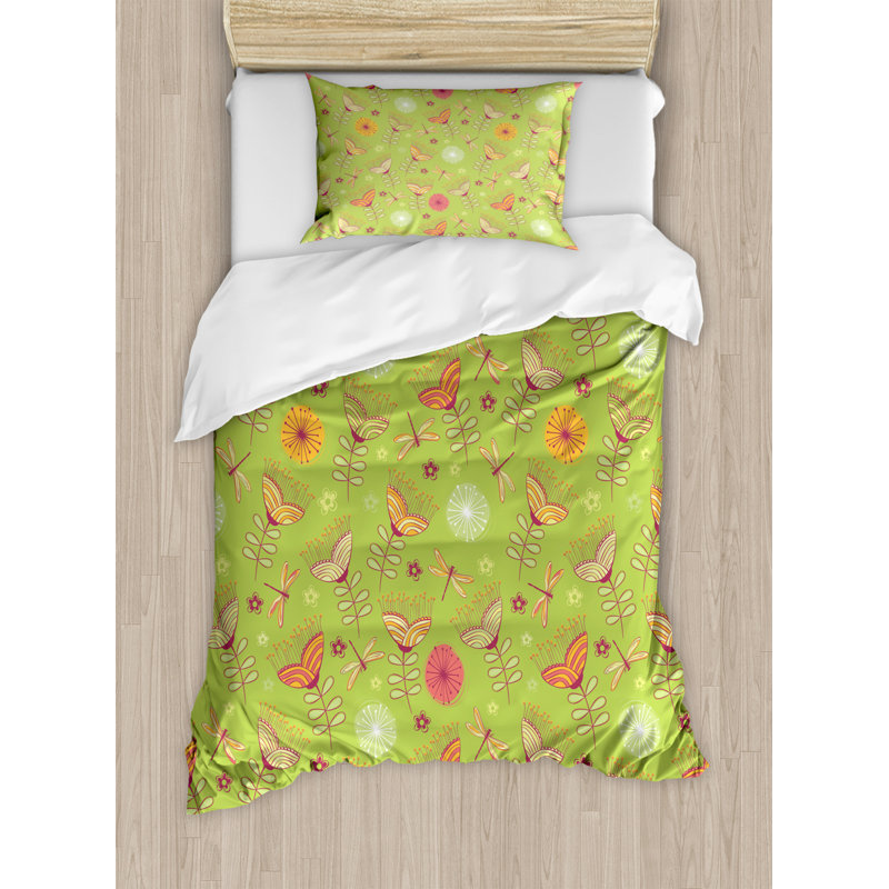 Cottage Americana Floral Duvet Cover
