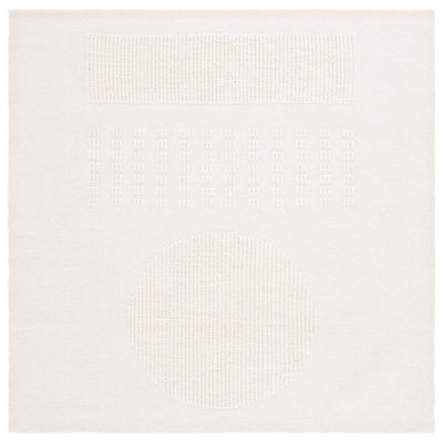 Tapis ivoire fait à la main Charvik