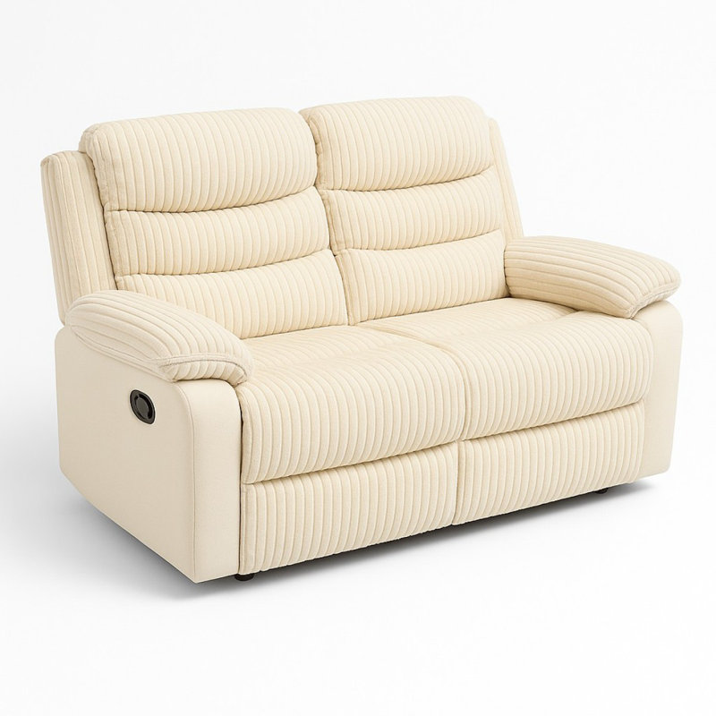 Causeuse inclinable Romilly, crème
