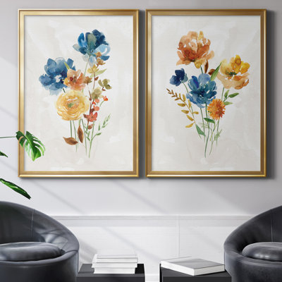Summer Sprig I - ensemble de 2 reproductions d'art