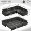 Canapé modulaire en chenille-948886748