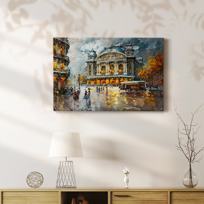 Paysages CXCIX - Toile tendue avec châssis de qualité supérieure - Prêt à être accroché, H 12 po x l 18 po
