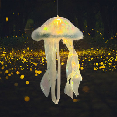 Jellyfish Lamp Material Pack, New Year's Eve Gadgets, Year's Eve Gadgets, Decorations, Room Decoration, Table Gadgets