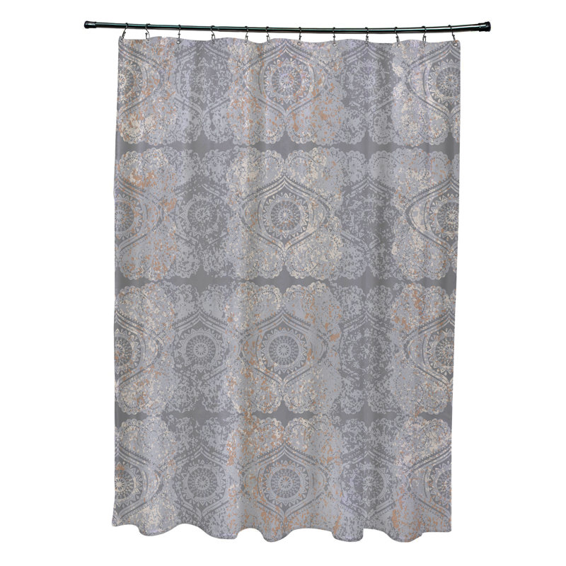 Rideau de douche Harrel, Gris