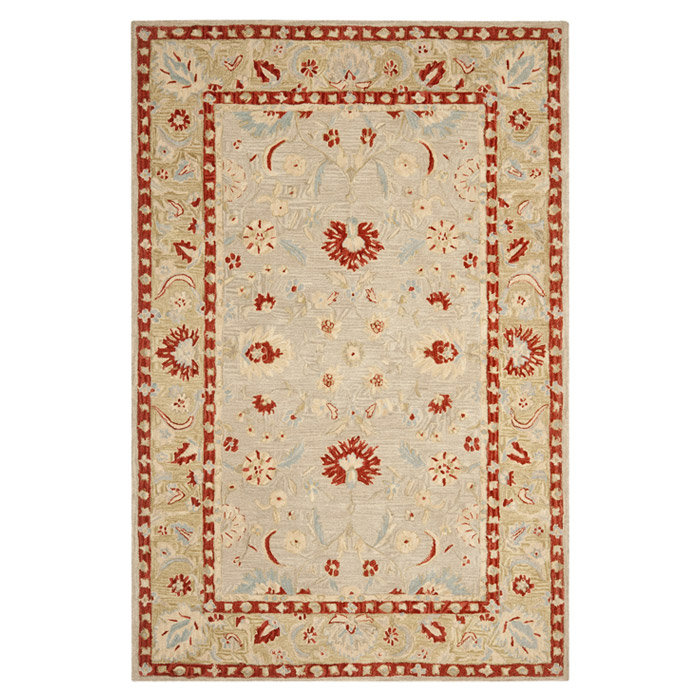 Tapis oriental en laine touffeté à la main Tingley, Rectangle de 5 pi x 8 pi