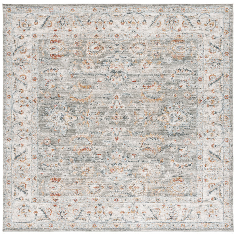 Lasher Area Rug, Square 6'7"