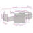 Vidaxl Garden Sofa Set Black, Cream White