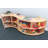 4 Compartment Manufactured Wood Shelving Unit