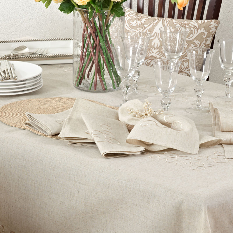 Adelline Embroidered Square Napkin