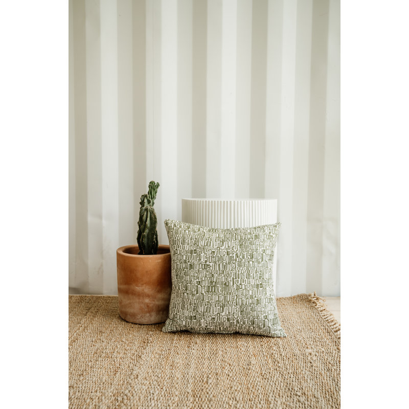 Leucadia Pillow Cover & Insert, Leucadia Cereus, 18" H x 18" W, Square