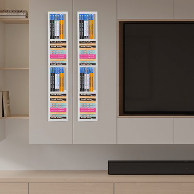 Metal Wall Mounted CD Storage Rack