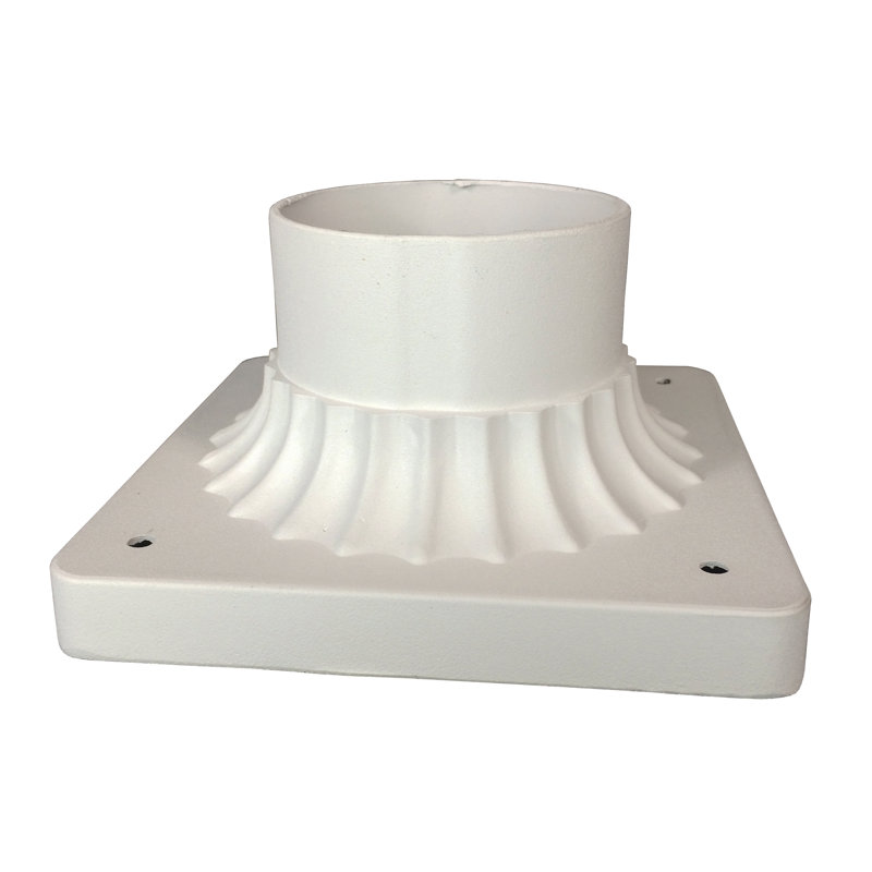 Llano Pier Mount Base, White