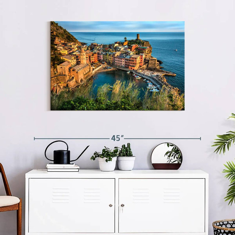 Gillard Vernazza dans les Cinque Terre, H 24 po x l 36 po