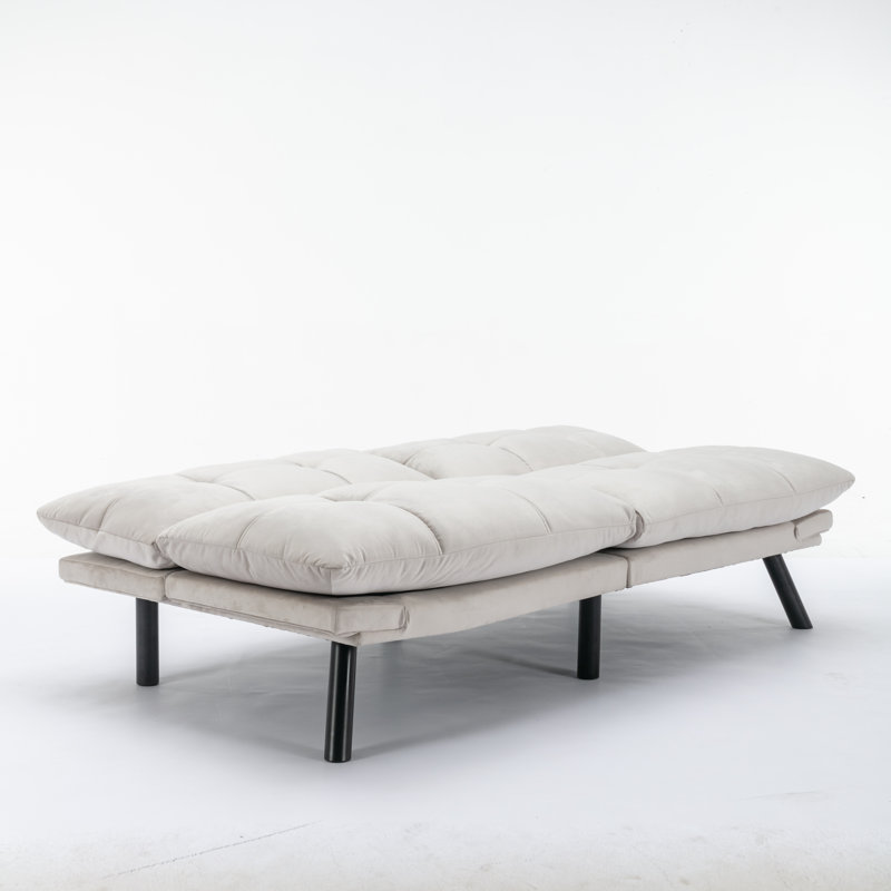 Canapé-lit futon convertible Modern, Ivoire ivoire