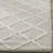 Russo Hand Woven Wool/Viscose Geometric Rug in Silver/Ivory-82707281