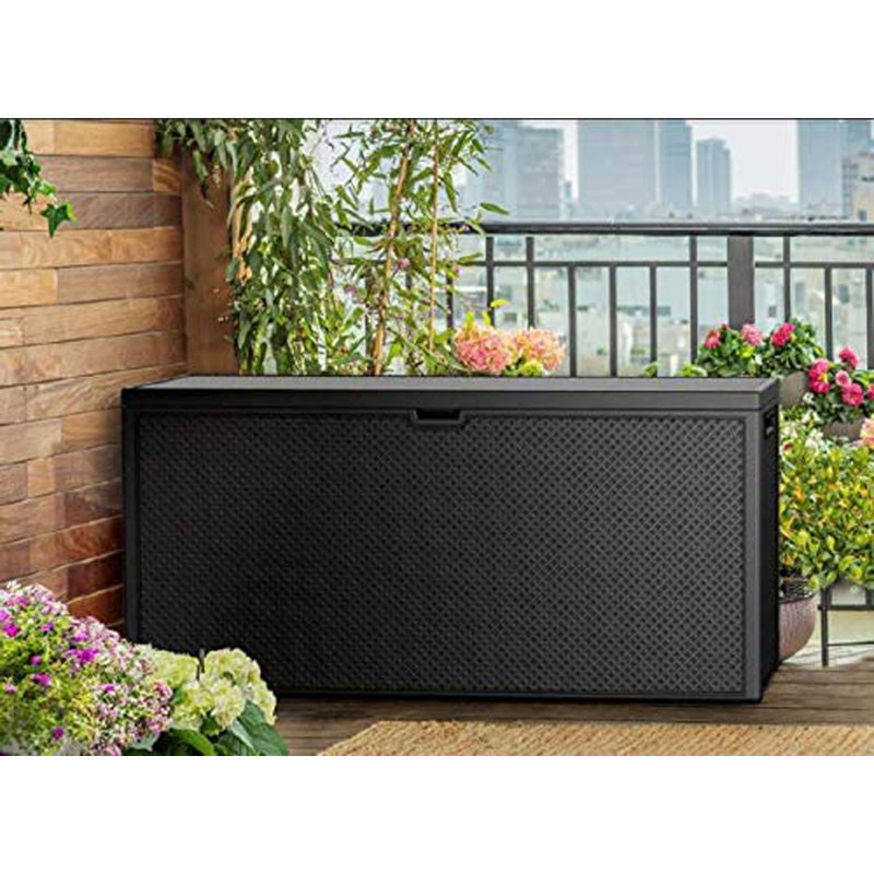 Keter Emily Garden Storage Box, Graphite