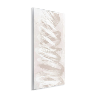 «Swirled Beige Waves», art mural par Martina Pavlova