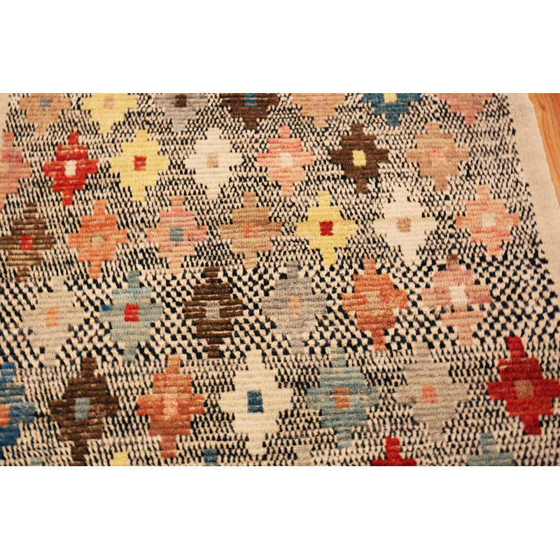 Nazmiyal Collection Contemporary Eclectic Geometric Rug 4ft 2in X 6ft