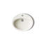 Lavabo de salle de bain ovale encastrable avec trop-plein Farmington-1461368365