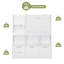 Annyah 47.2''H x 42.5'' W Cube Bookcase, White-80367745