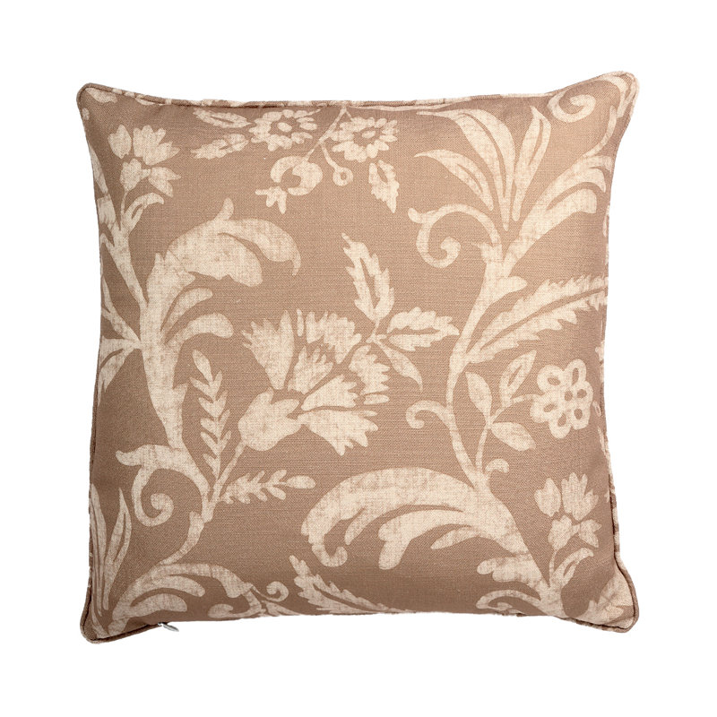 Dublin Square Pillow Cover & Insert, Beige