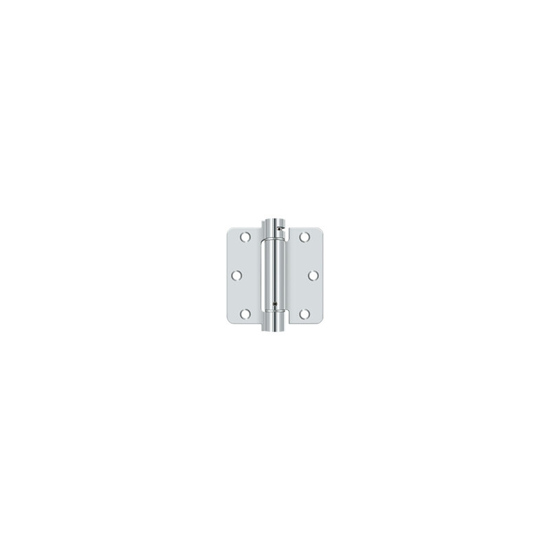 Steel Hinge, Polished Chrome