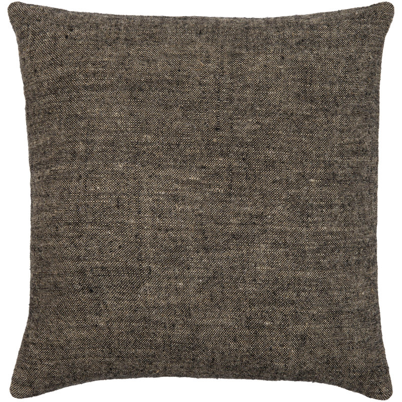 Coussin Alcona, Gris foncé, 20 po x 20 po, Inférieur