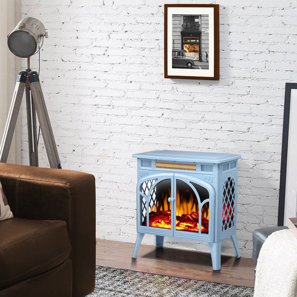 R.W.FLAME 23.5''W 500W/1500W Electric Fireplace Stove With Remote Control u0026  Reviews - Wayfair Canada