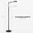 Urick 55" Dimmable LED 360 Degree Swing Arm Adjustable Heights Floor Lamp-2004179820