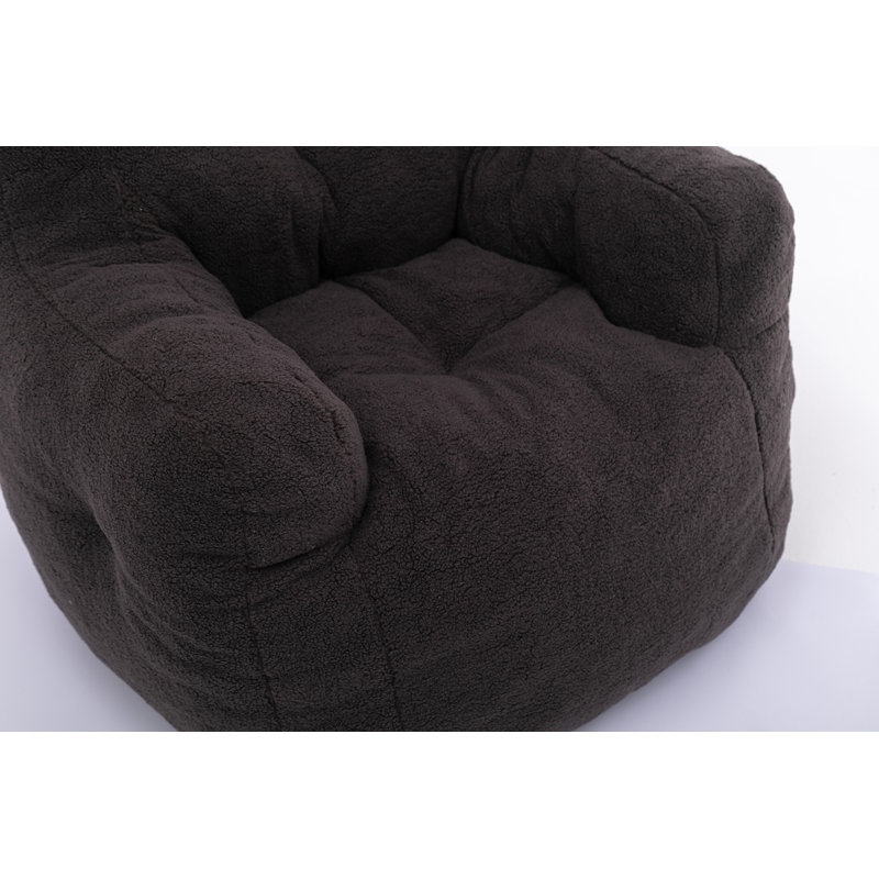 Bean Bag Chair & Lounger, Dark Grey