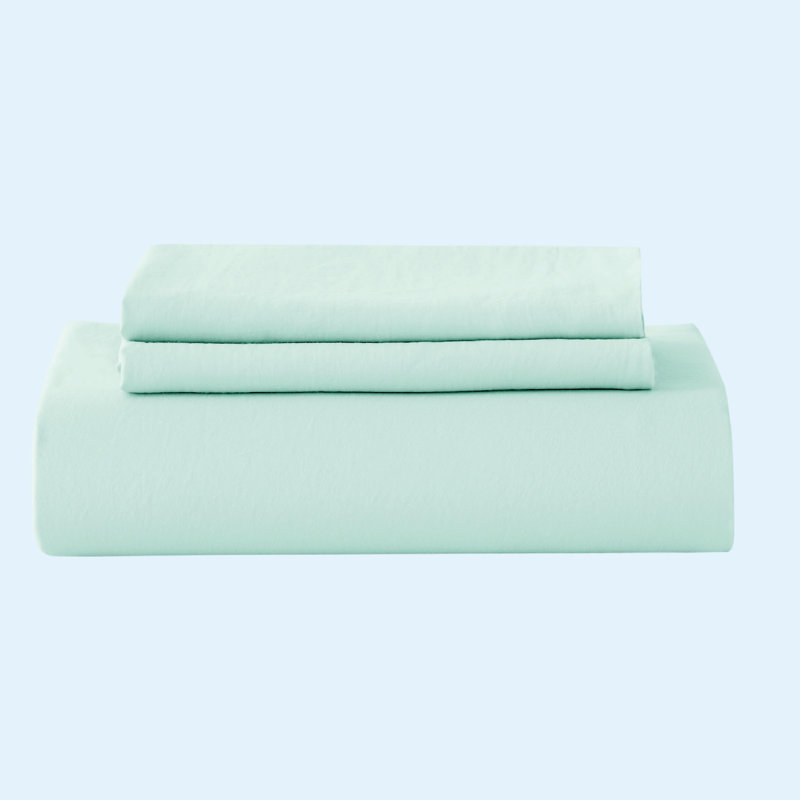 Drap-housse pour lit en nylon Lyocell, Ensemble de drap très grand avec un drap-housse e, Matin glacial