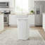 Paquet de 2 poubelles en polymère, type de remplacement blanc de 35 pintes, pour paniers coulissants d'armoires de cuisine-125076226
