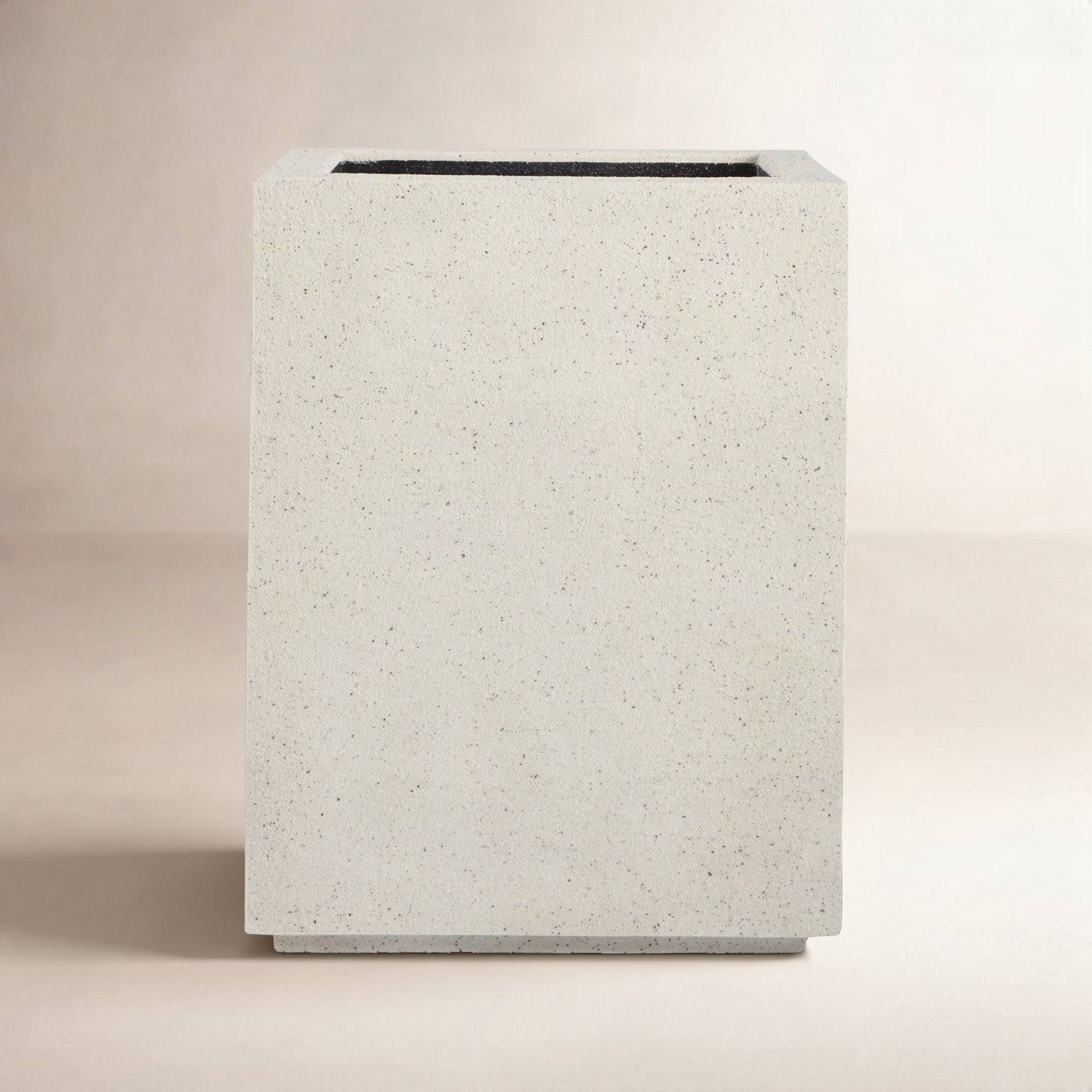 23" Planter Box, White Granite