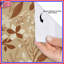 Rideaux de douche à motif floral beige-1486890532