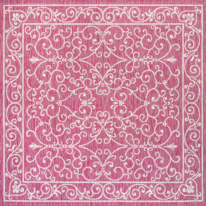 Tapis d'intérieur / d'extérieur Halpert, Carré 5 pi 3 po