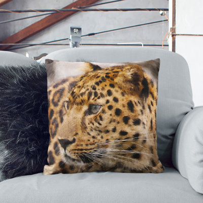Leopard Vol.1 Square Throw Cushion