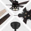 Ventilateur de plafond avec télécommande